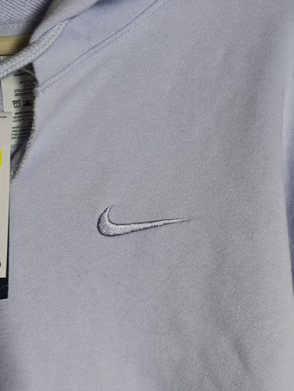 Nike Lavender Cropped Hoodie - Picture 4 of 8